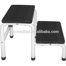 Footstool two steps white epoxy powder coated